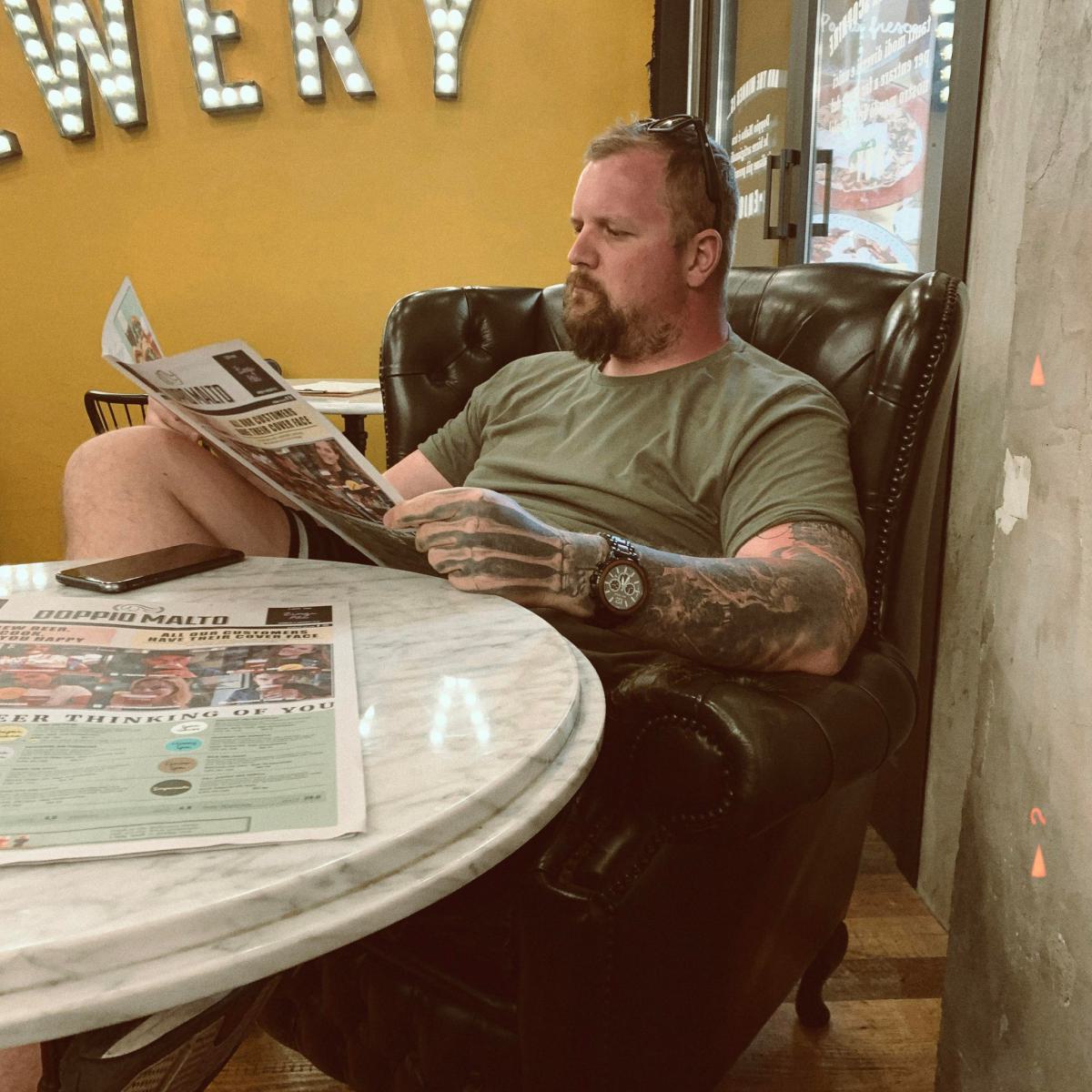 zeitung lesen